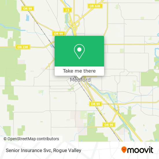 Senior Insurance Svc map