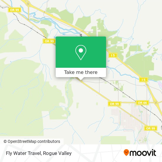 Fly Water Travel map