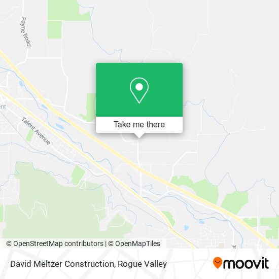 Mapa de David Meltzer Construction