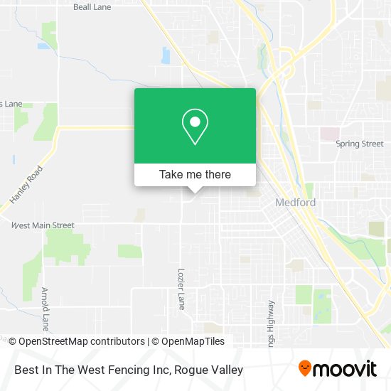 Mapa de Best In The West Fencing Inc