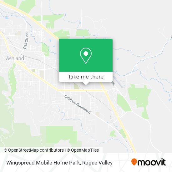 Wingspread Mobile Home Park map