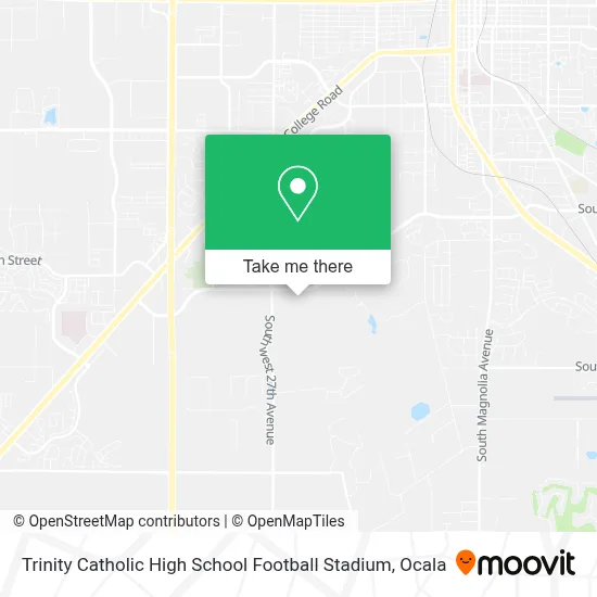 Trinity Catholic High School Football Stadium map
