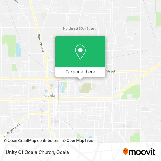 Unity Of Ocala Church map