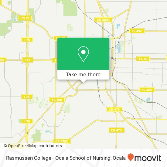 Rasmussen College - Ocala School of Nursing map