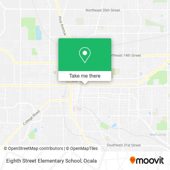 Mapa de Eighth Street Elementary School