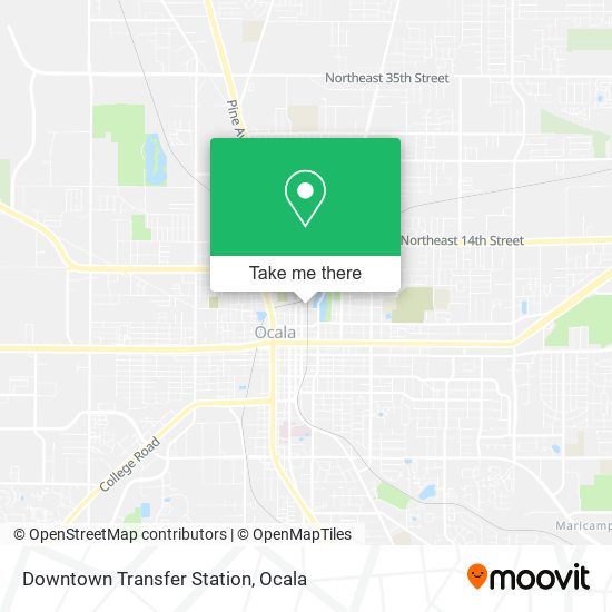 Downtown Transfer Station map