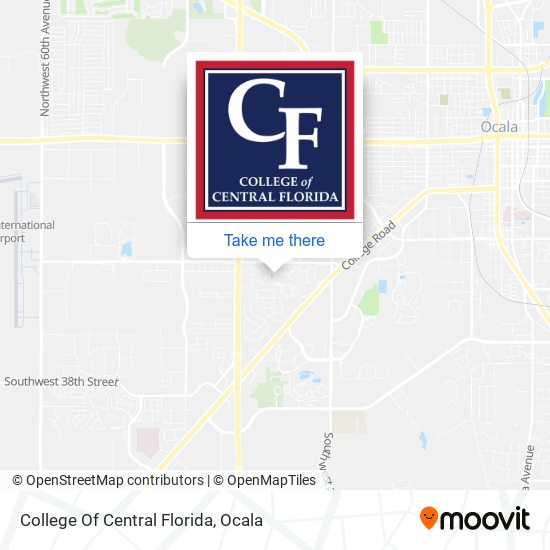 College Of Central Florida map