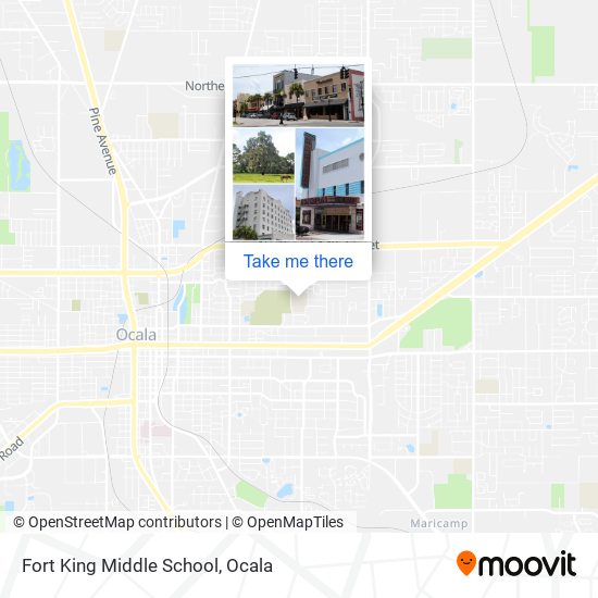 Fort King Middle School map