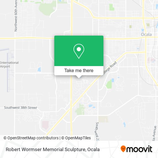 Robert Wormser Memorial Sculpture map