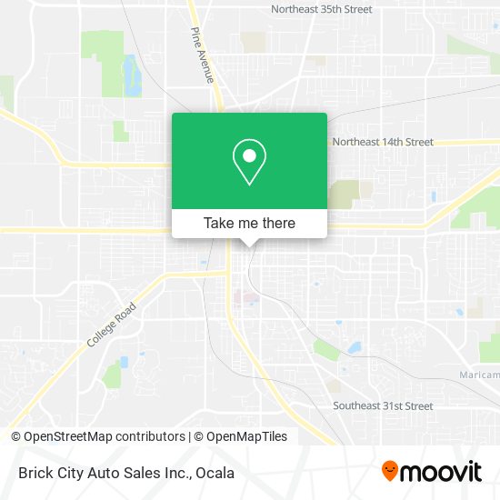 Brick City Auto Sales Inc. map