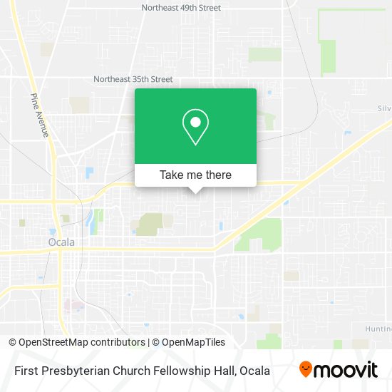 First Presbyterian Church Fellowship Hall map