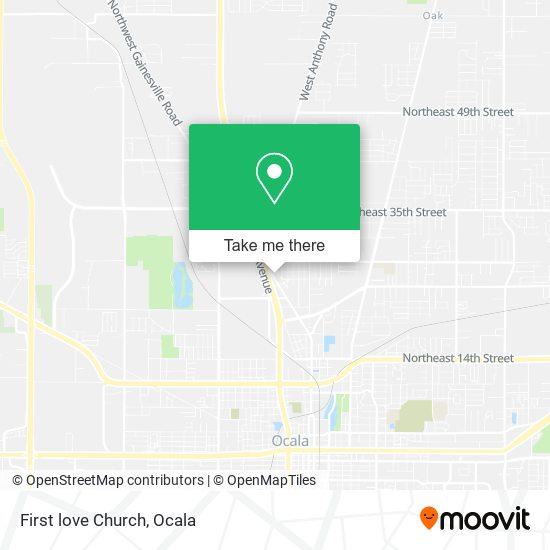 First love Church map