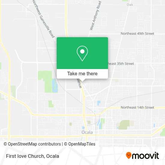 First love Church map