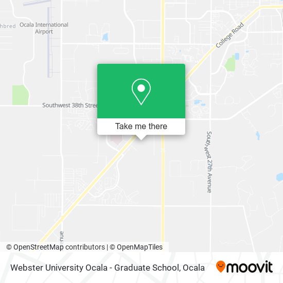 Webster University Ocala - Graduate School map