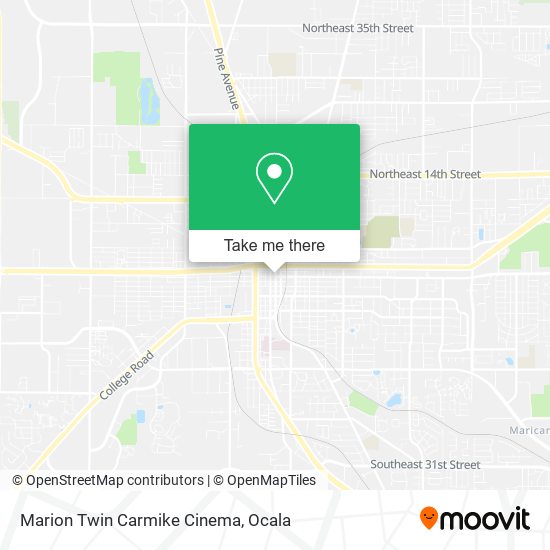 Marion Twin Carmike Cinema map