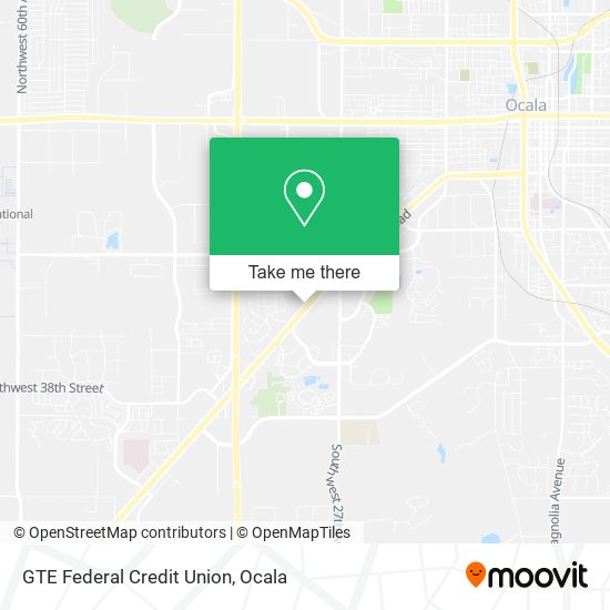 GTE Federal Credit Union map