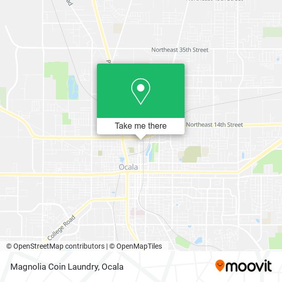 Mapa de Magnolia Coin Laundry