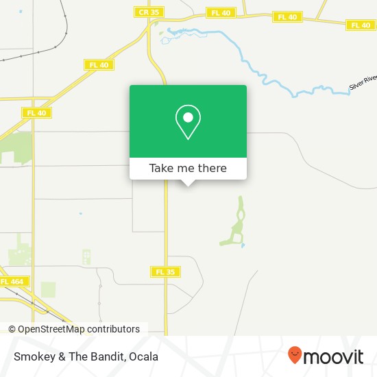 Smokey & The Bandit map