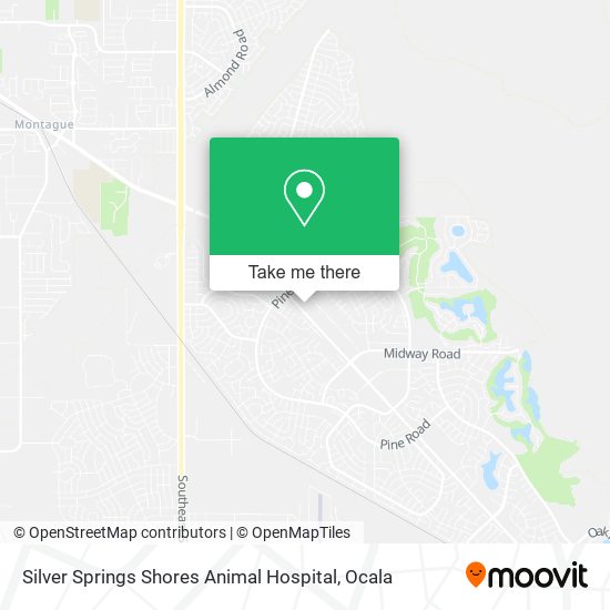 Silver Springs Shores Animal Hospital map