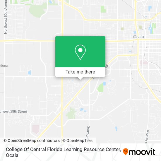 College Of Central Florida Learning Resource Center map