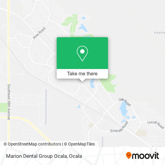 Marion Dental Group Ocala map