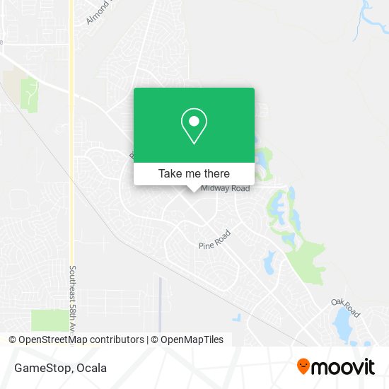 GameStop map