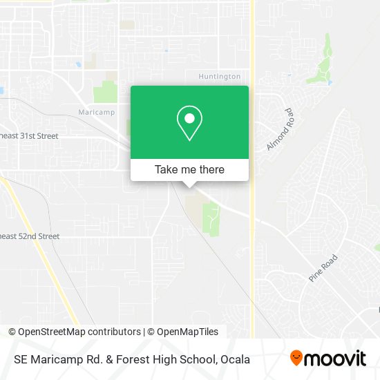 Mapa de SE Maricamp Rd. & Forest High School