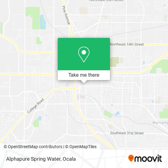 Alphapure Spring Water map