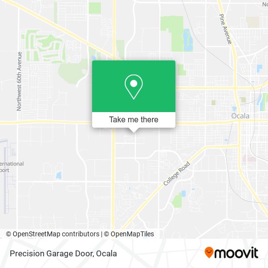 Precision Garage Door map