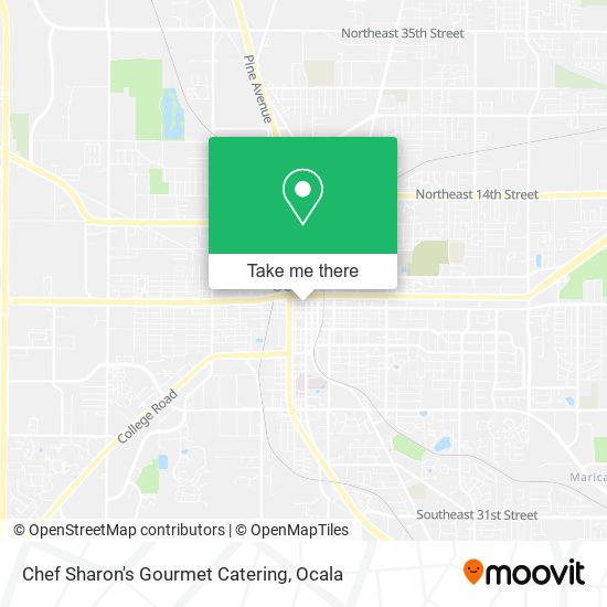 Chef Sharon's Gourmet Catering map