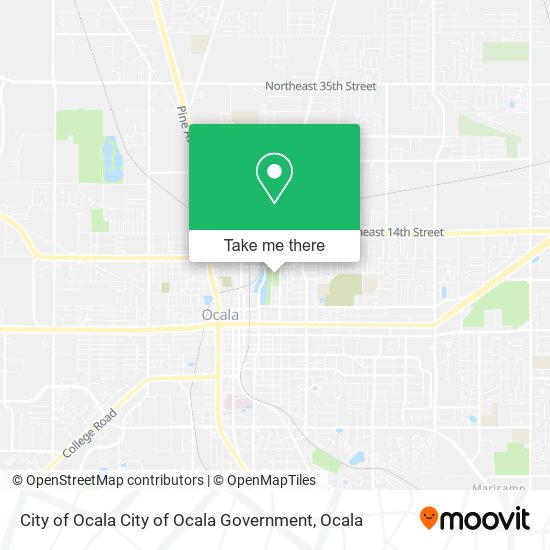Mapa de City of Ocala City of Ocala Government