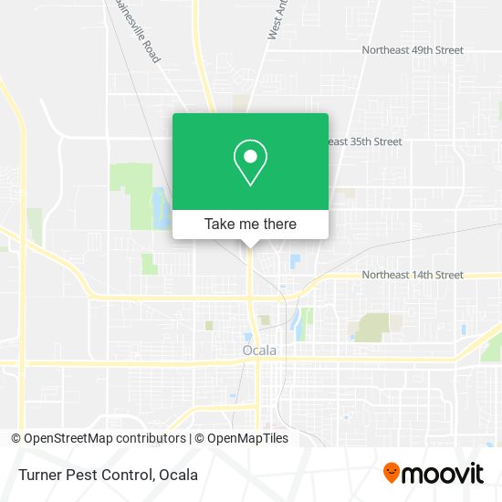 Turner Pest Control map