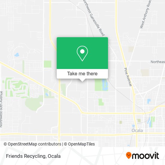 Friends Recycling map