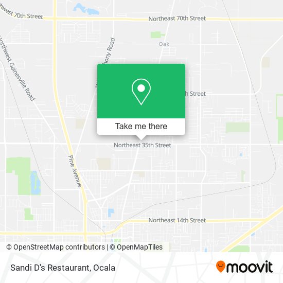 Sandi D's Restaurant map