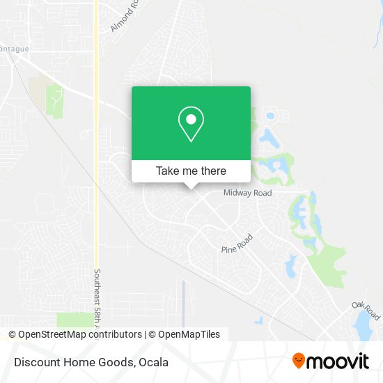 Discount Home Goods map