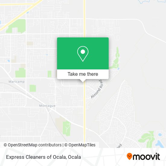 Express Cleaners of Ocala map