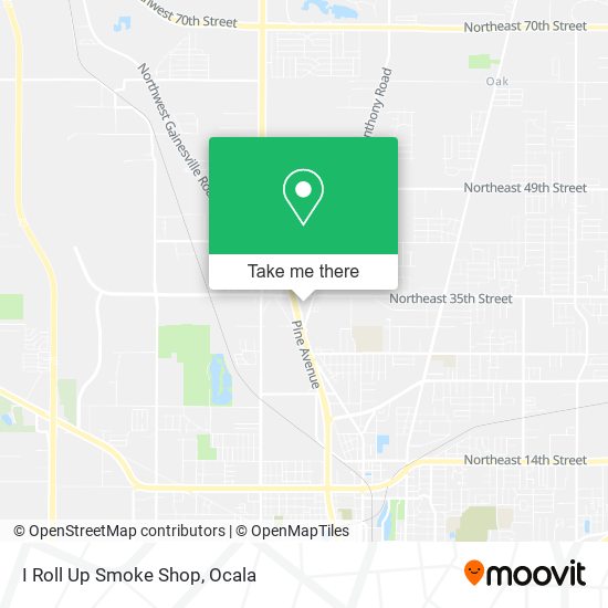 I Roll Up Smoke Shop map