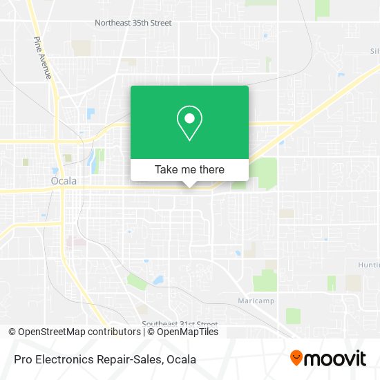 Pro Electronics Repair-Sales map