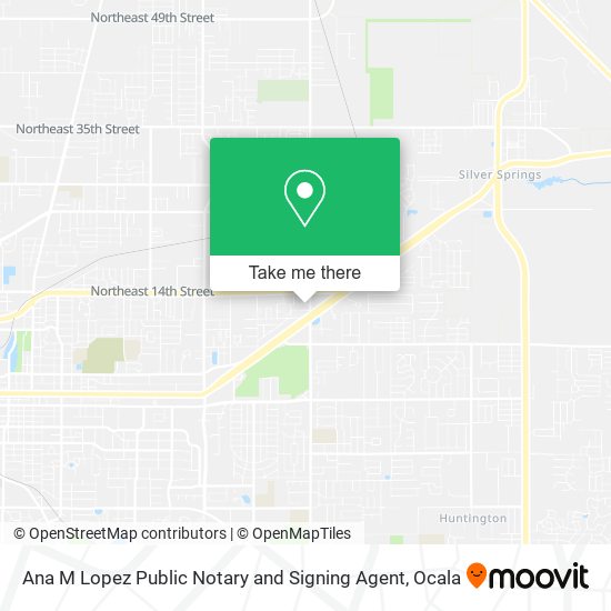 Mapa de Ana M Lopez Public Notary and Signing Agent