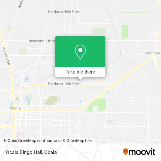 Mapa de Ocala Bingo Hall