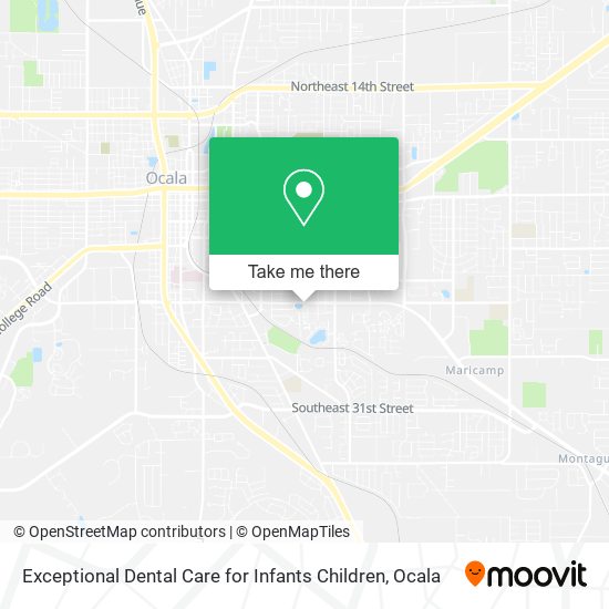 Exceptional Dental Care for Infants Children map