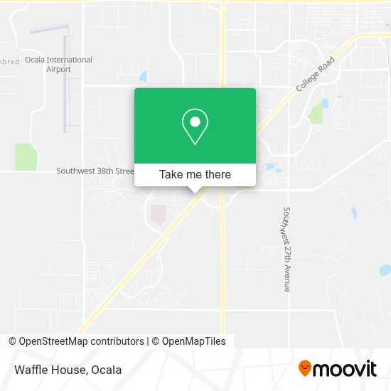 Waffle House map