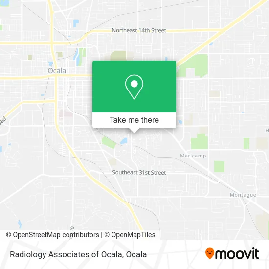 Radiology Associates of Ocala map