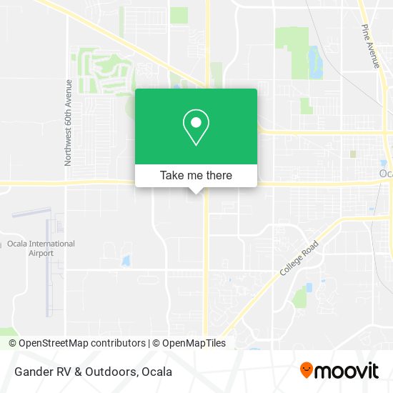 Gander RV & Outdoors map