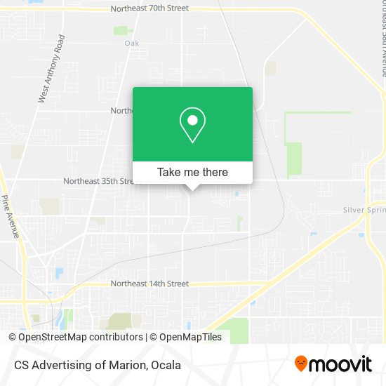 Mapa de CS Advertising of Marion