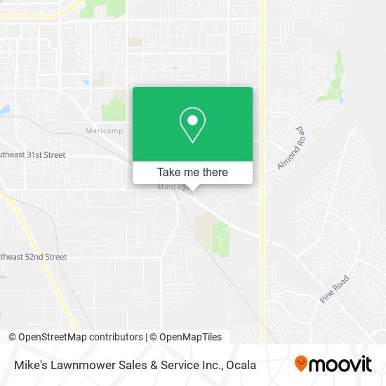 Mike's Lawnmower Sales & Service Inc. map