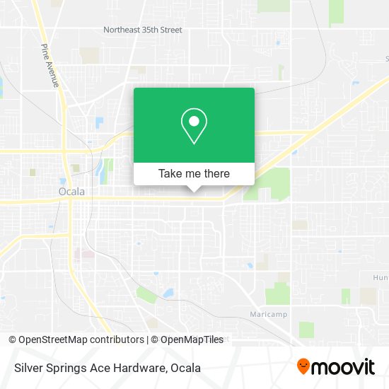 Silver Springs Ace Hardware map