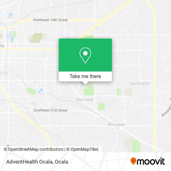 Mapa de AdventHealth Ocala