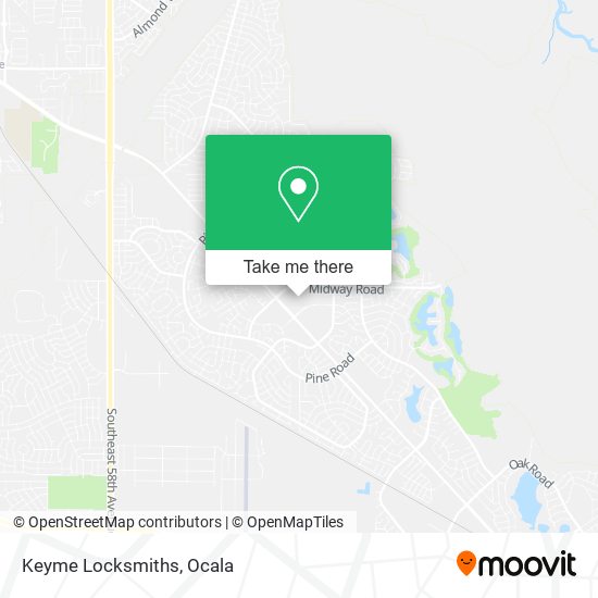 Keyme Locksmiths map