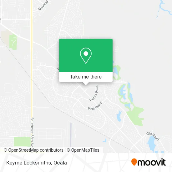 Keyme Locksmiths map